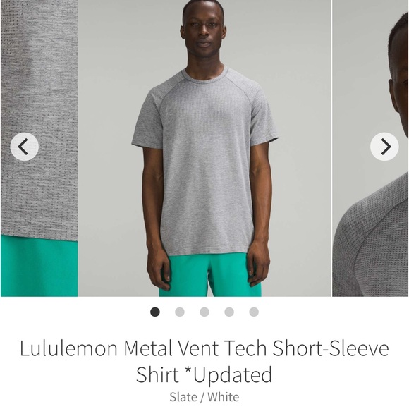 Metal Vent tech updated short sleeve slate sz medium - Picture 1 of 8